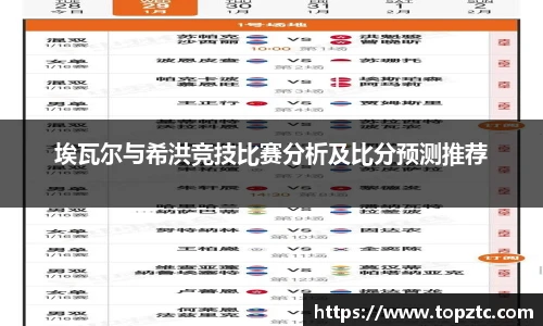 埃瓦尔与希洪竞技比赛分析及比分预测推荐